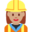 woman construction worker, medium skin tone